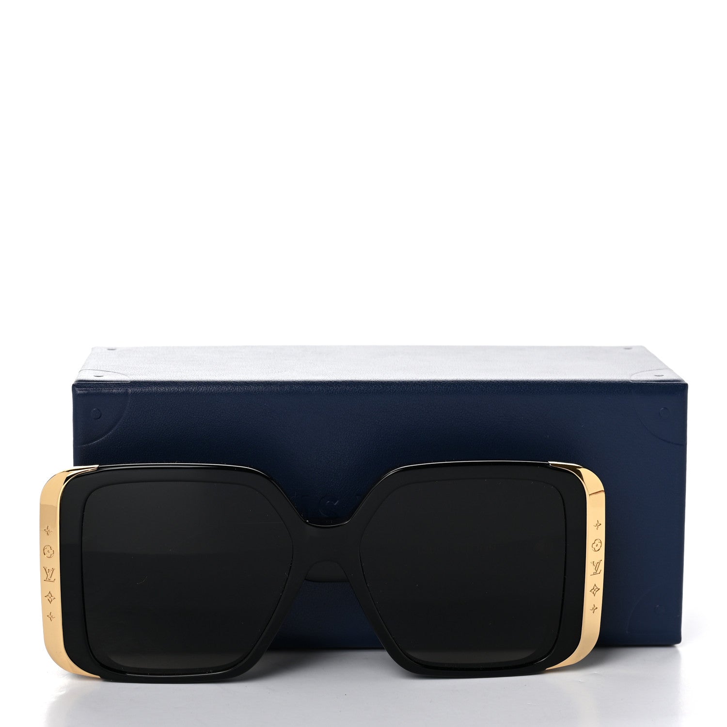Louis Vuitton Acetate LV Moon Square Sunglasses Z1664W Black 9 of 9
