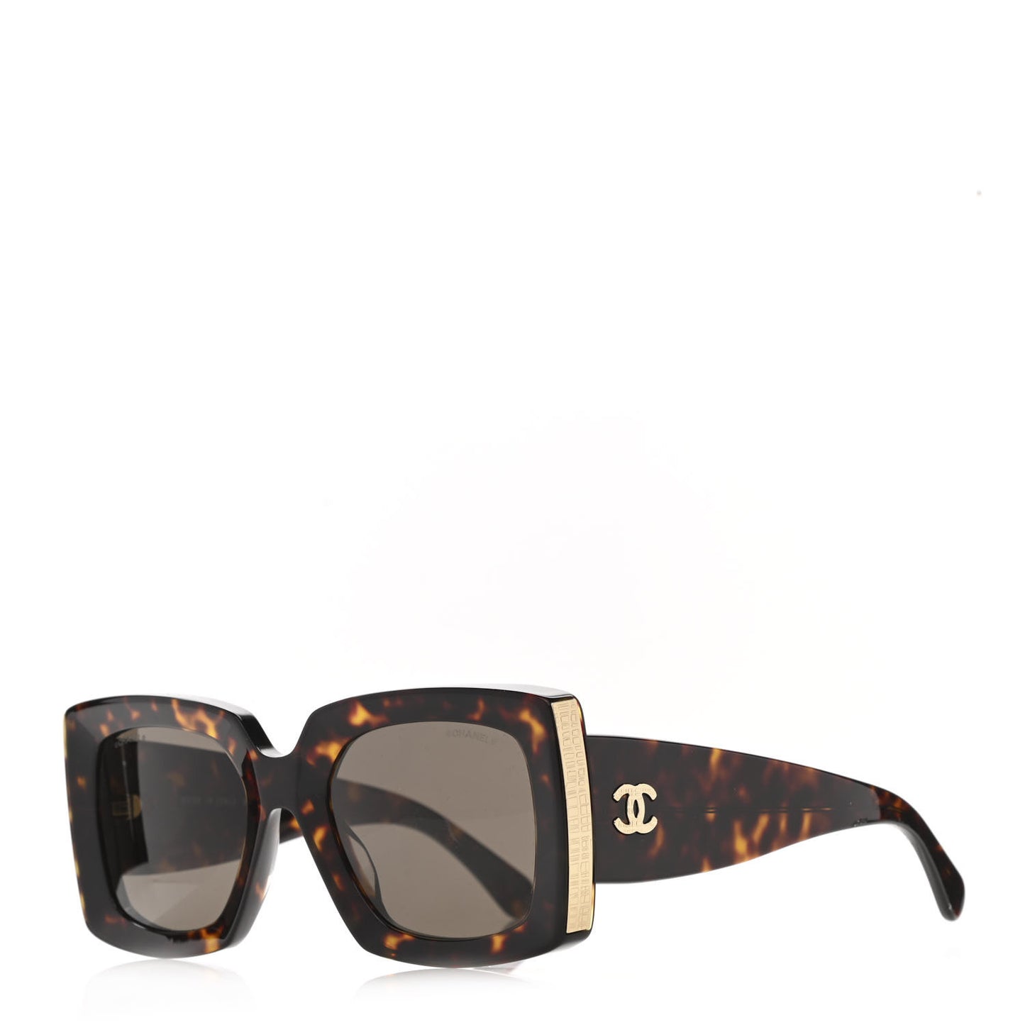 Acetate Rectangle Sunglasses 5435 Tortoise