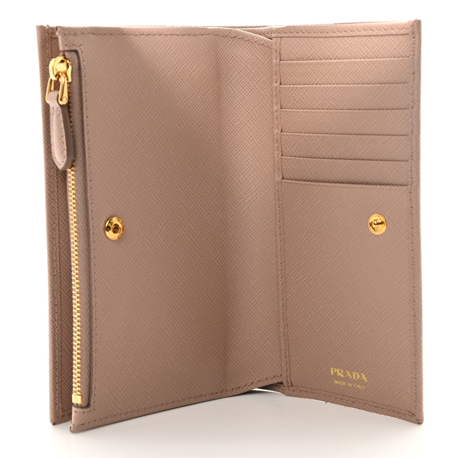 Prada Saffiano Triangle Continental Wallet Cammeo 11 of 12