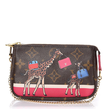 Louis Vuitton Monogram 2017 Christmas Animation Mini Pochette Accessories 1 of 7