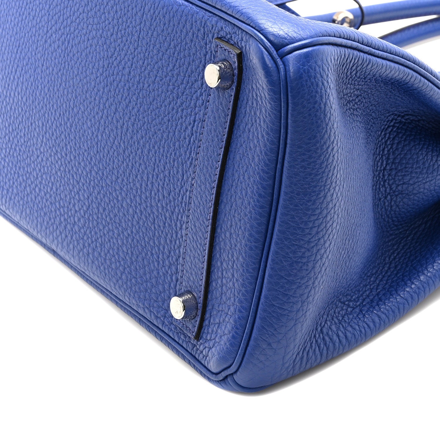Hermes Togo Birkin 30 Bleu Electrique 10 of 10