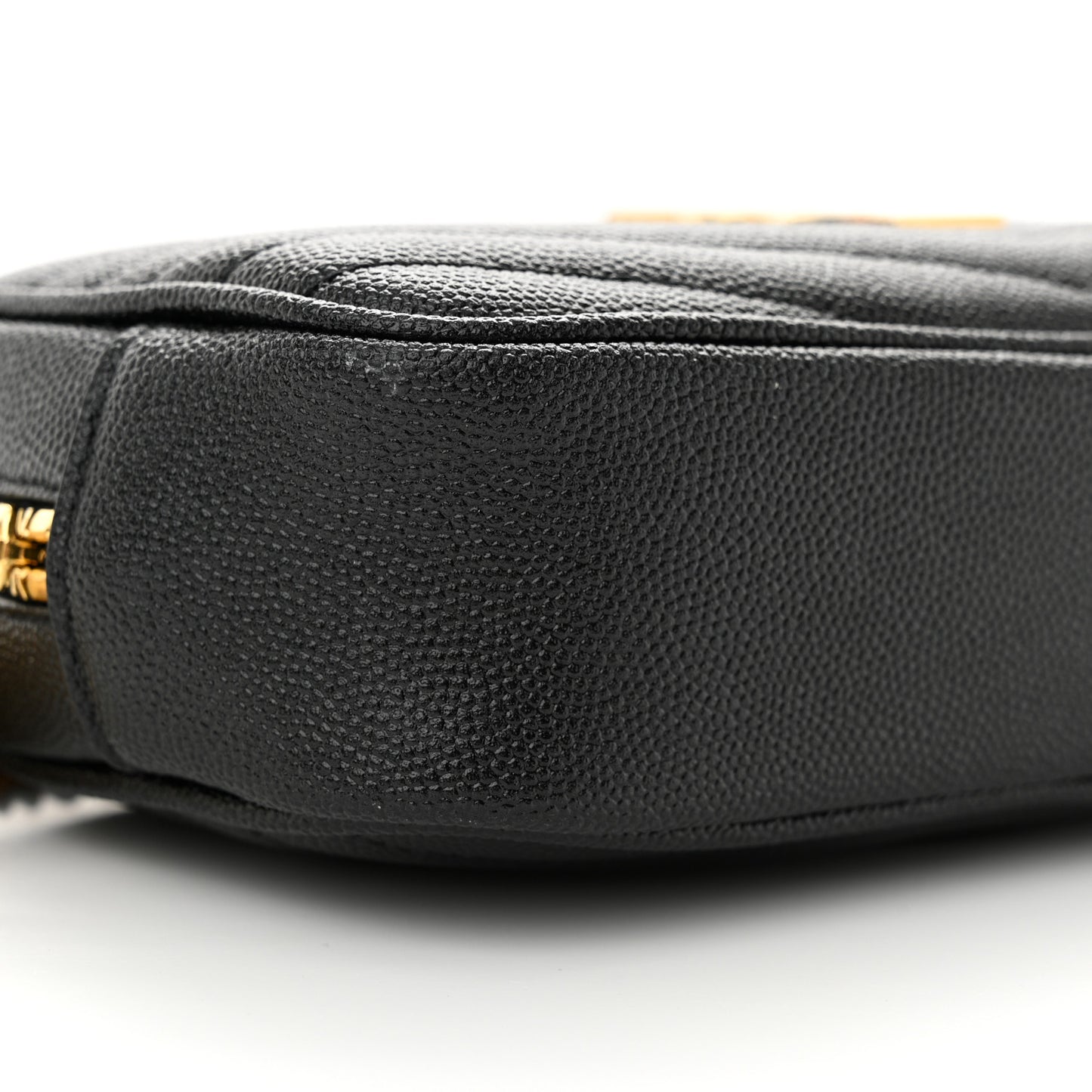 Grain De Poudre Matelasse Monogram Mini Lou Camera Bag Black