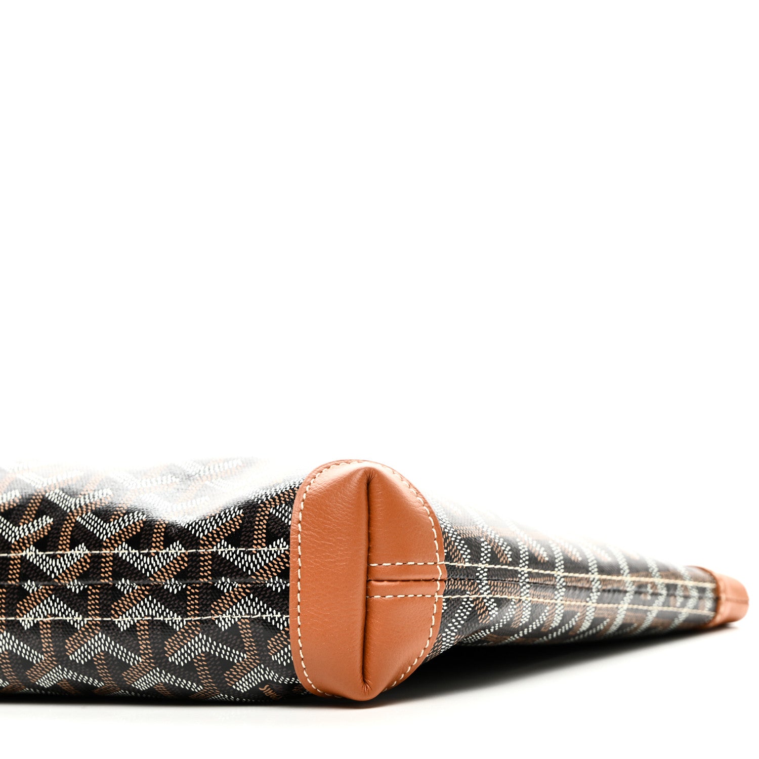 Goyard Goyardine Conti Pouch Black Gold 9 of 9
