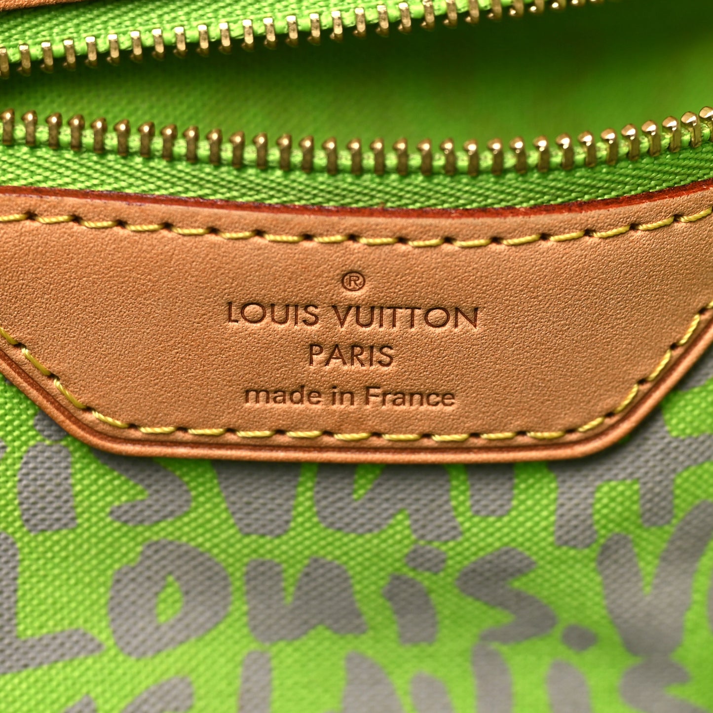 Monogram Graffiti Neverfull GM Green