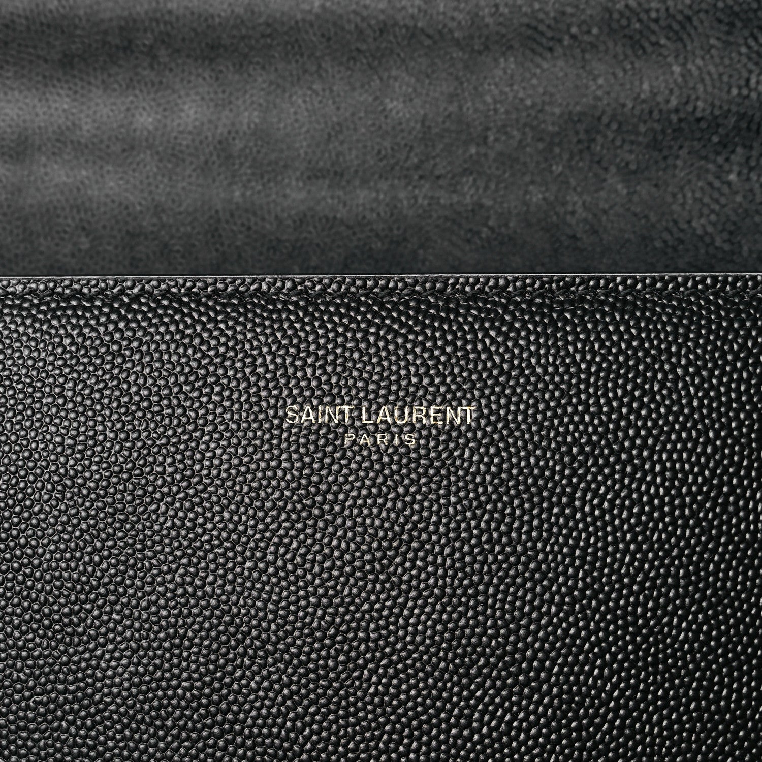Saint Laurent Grain de Poudre Medium Classic Monogram Cassandra Top Handle Black Rouge Legion 8 of 12