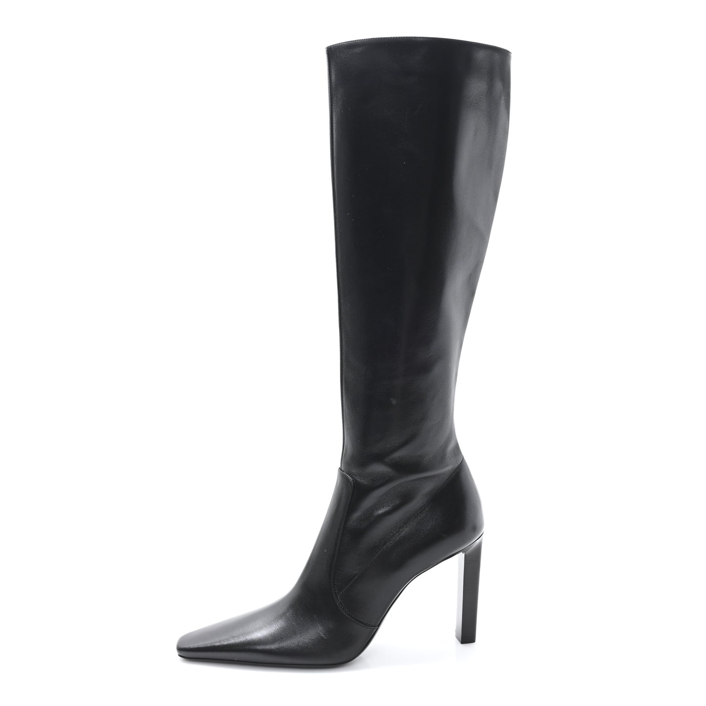 Lambskin Francoise Tall Boots 40 Black