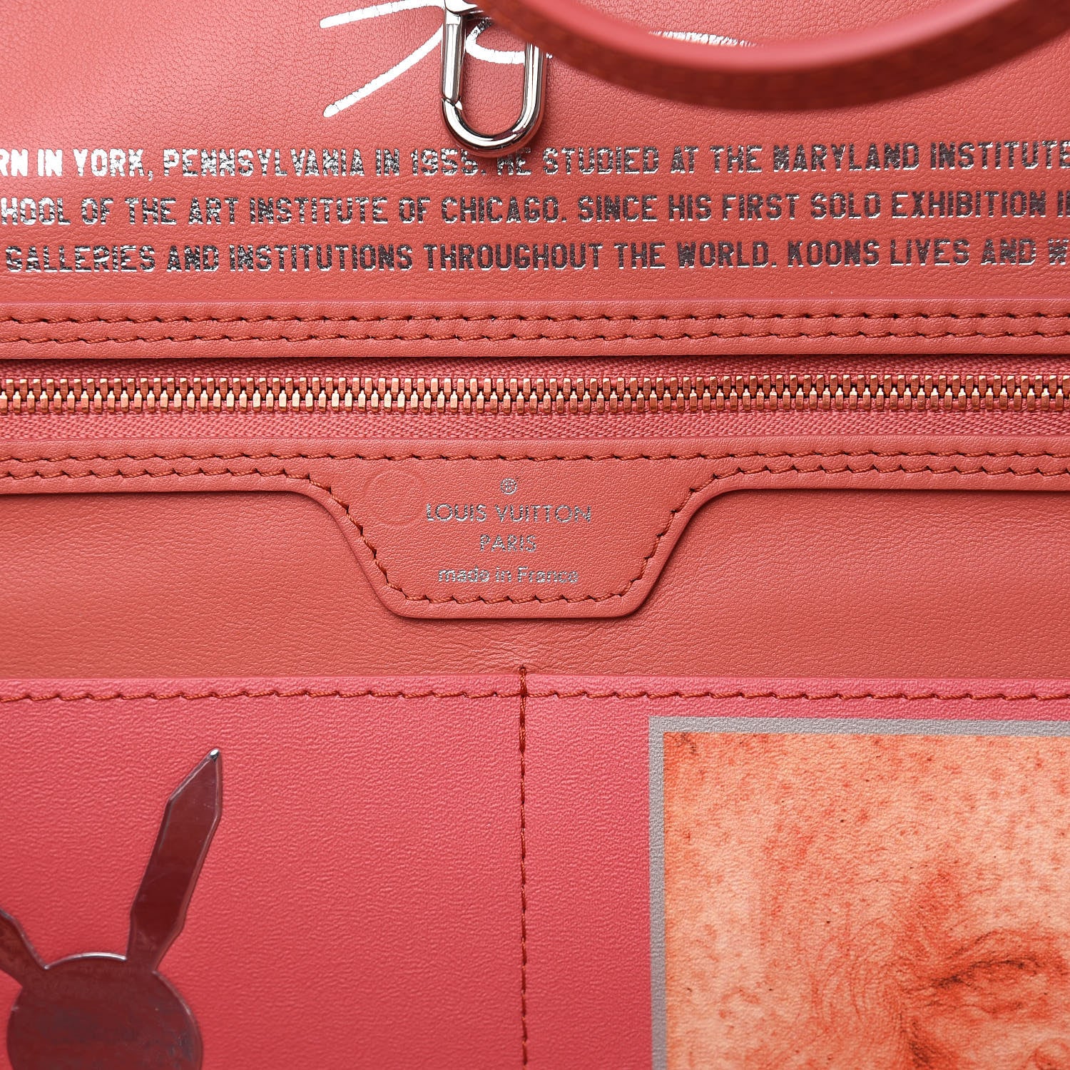 Louis Vuitton Masters Da Vinci Neverfull MM 6 of 11