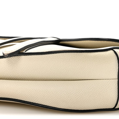 Christian Dior Grained Calfskin Saddle Bag With Strap Latte 10 of 11