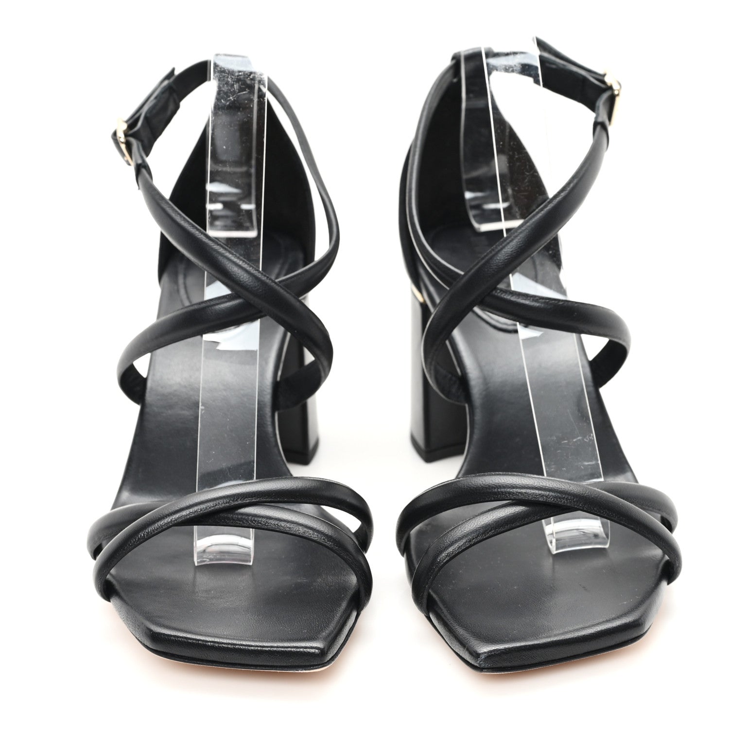 Jimmy Choo Nappa Rheea 65 Sandals 39 Black 3 of 11