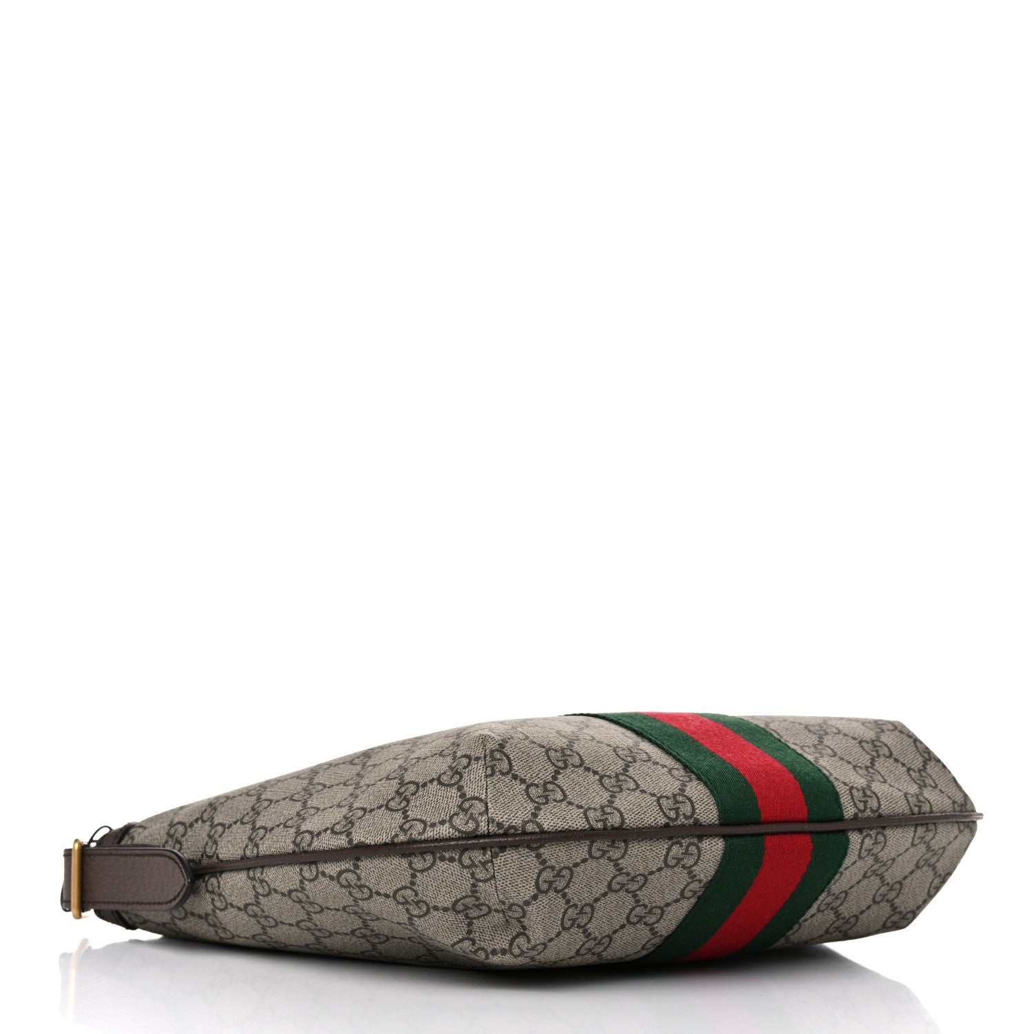 Gucci GG Supreme Monogram Web Small Ophidia Half Moon Hobo Brown 4 of 11