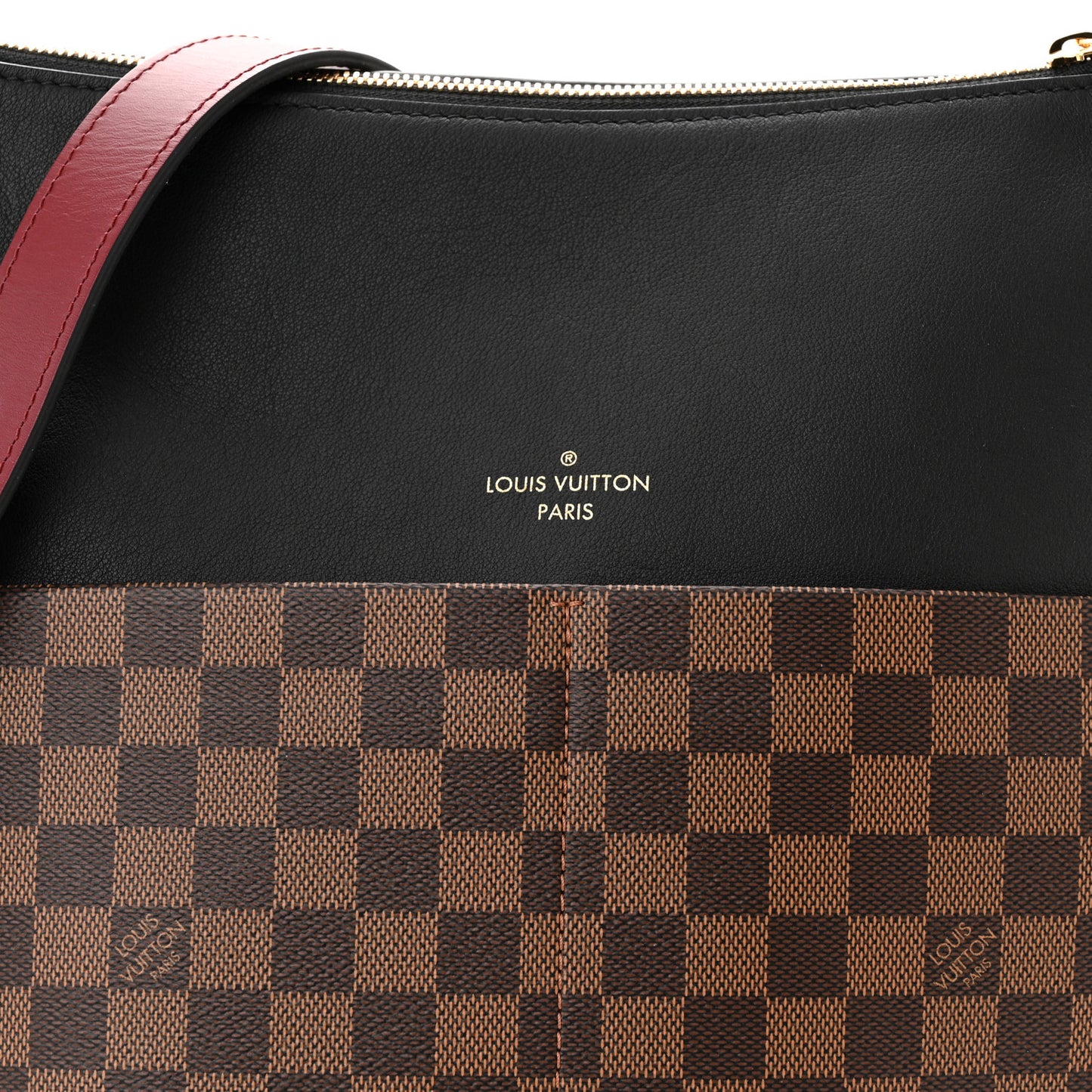 Damier Ebene Calfskin Maida Black