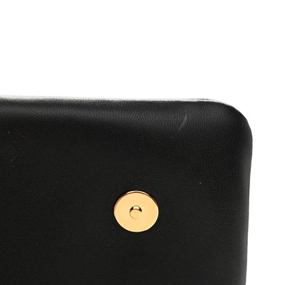 Louis Vuitton Lambskin Embossed Monogram Pochette Coussin Black 9 of 9