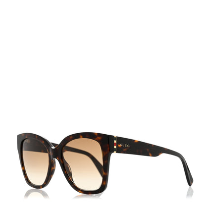 Gucci Acetate Square Frame Sunglasses GG0459S Tortoise 1 of 8