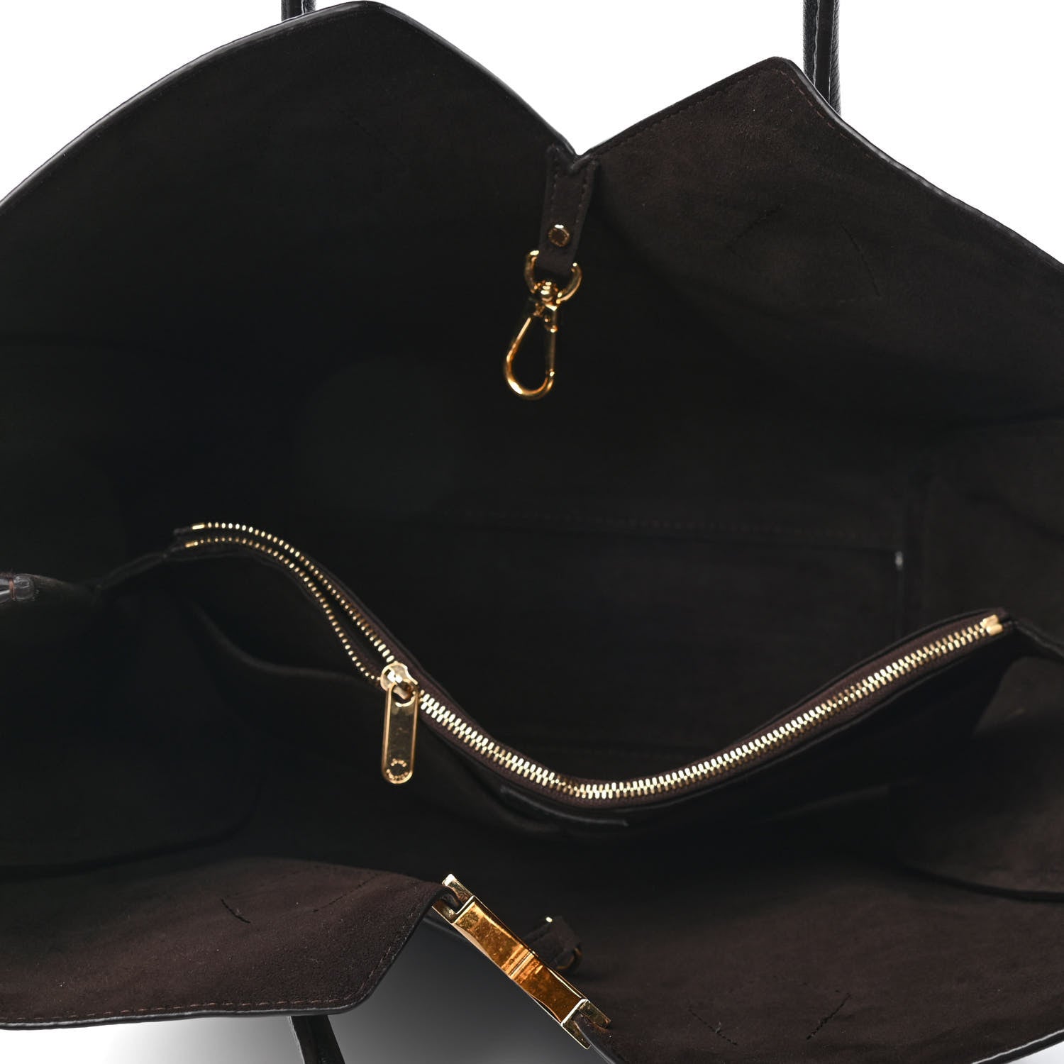 Louis Vuitton Calfskin Monogram Kimono Tote Black 4 of 4