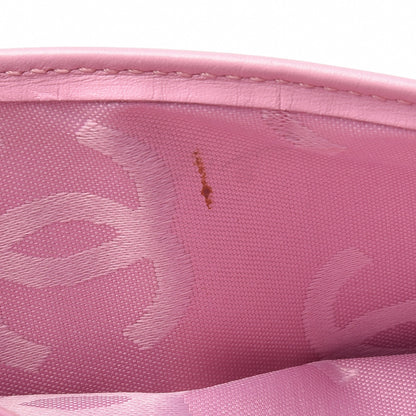 Chanel Calfskin Quilted Cambon Yen Wallet Pink 10 of 16