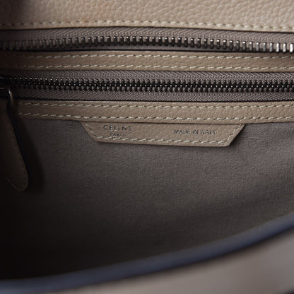 Celine Drummed Calfskin Micro Luggage Dune 6 of 7