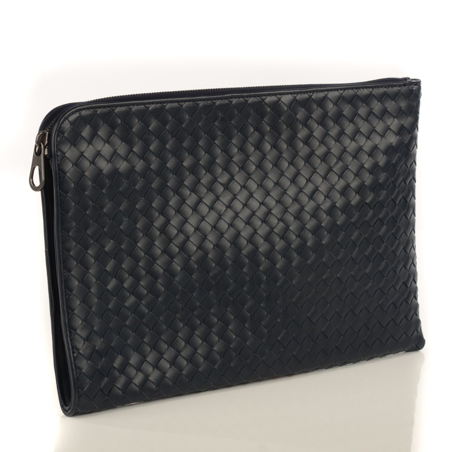 Nappa Intrecciato Medium Document Case Atlantic