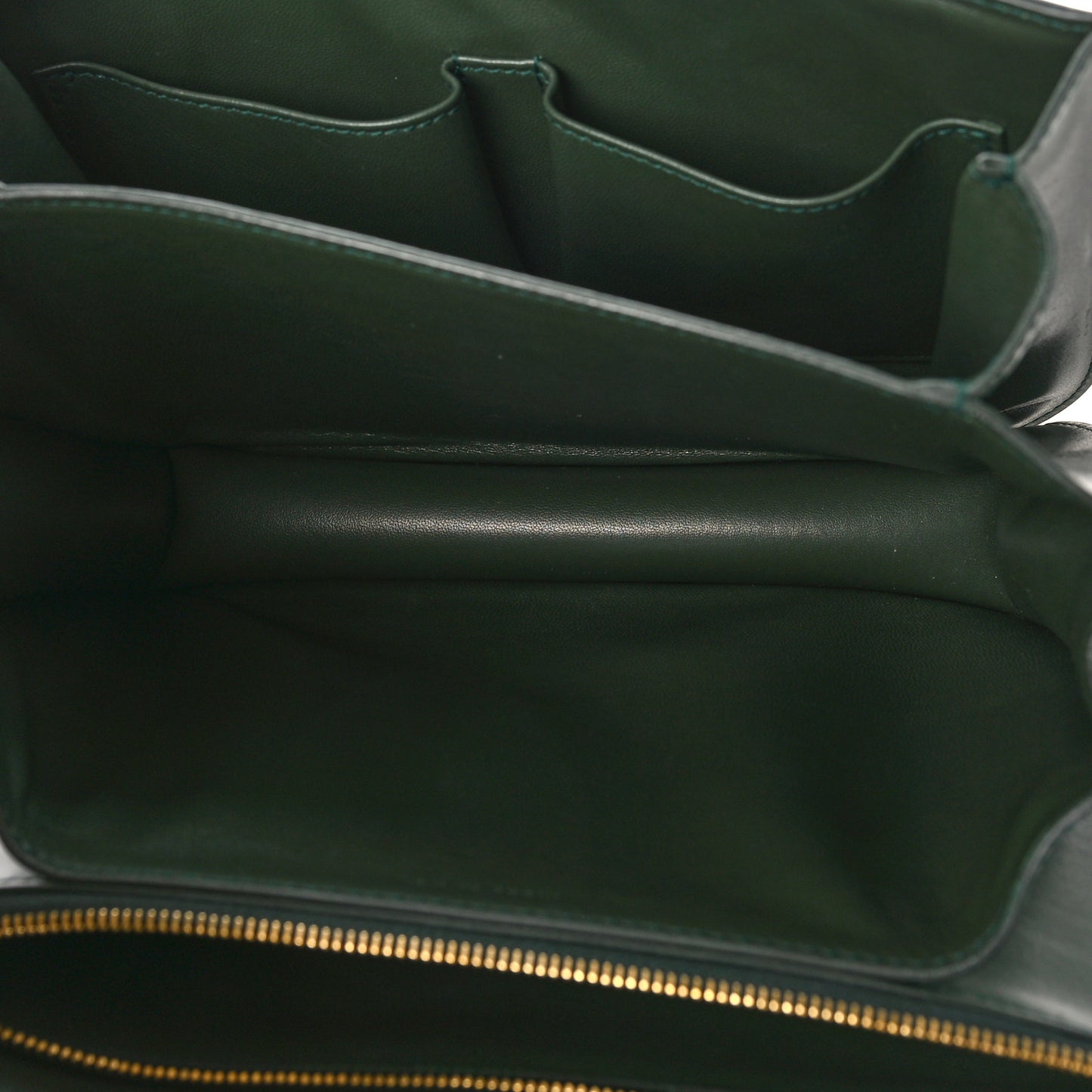 Box Calfskin Classic Box Medium Flap Bag Forest