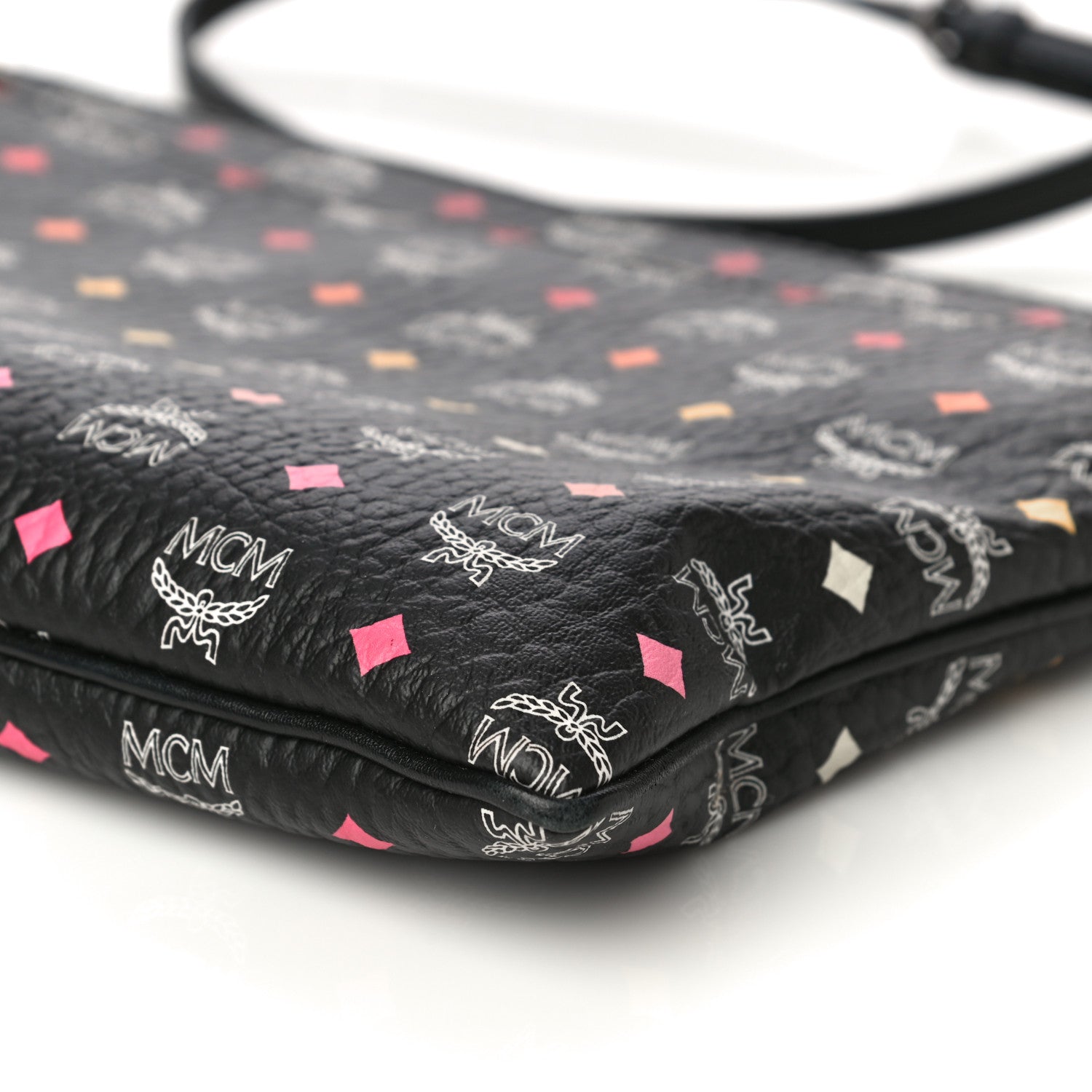 MCM Skyoptic Visetos Crossbody Pouch Spectrum Diamond Black 11 of 15