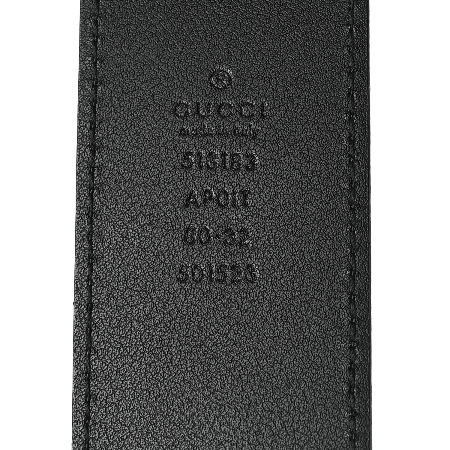 Gucci Calfskin Crystal Double G 40mm Belt 80 32 Black Multicolor 5 of 5