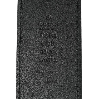 Gucci Calfskin Crystal Double G 40mm Belt 80 32 Black Multicolor 5 of 5