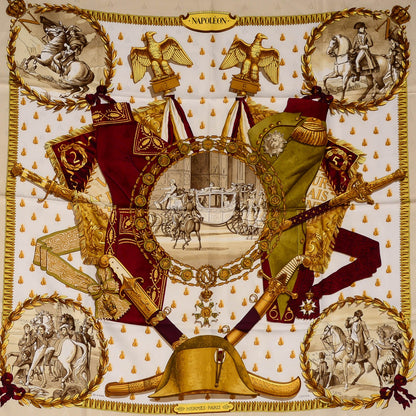 Hermes Silk Napoleon Scarf 90 1 of 7