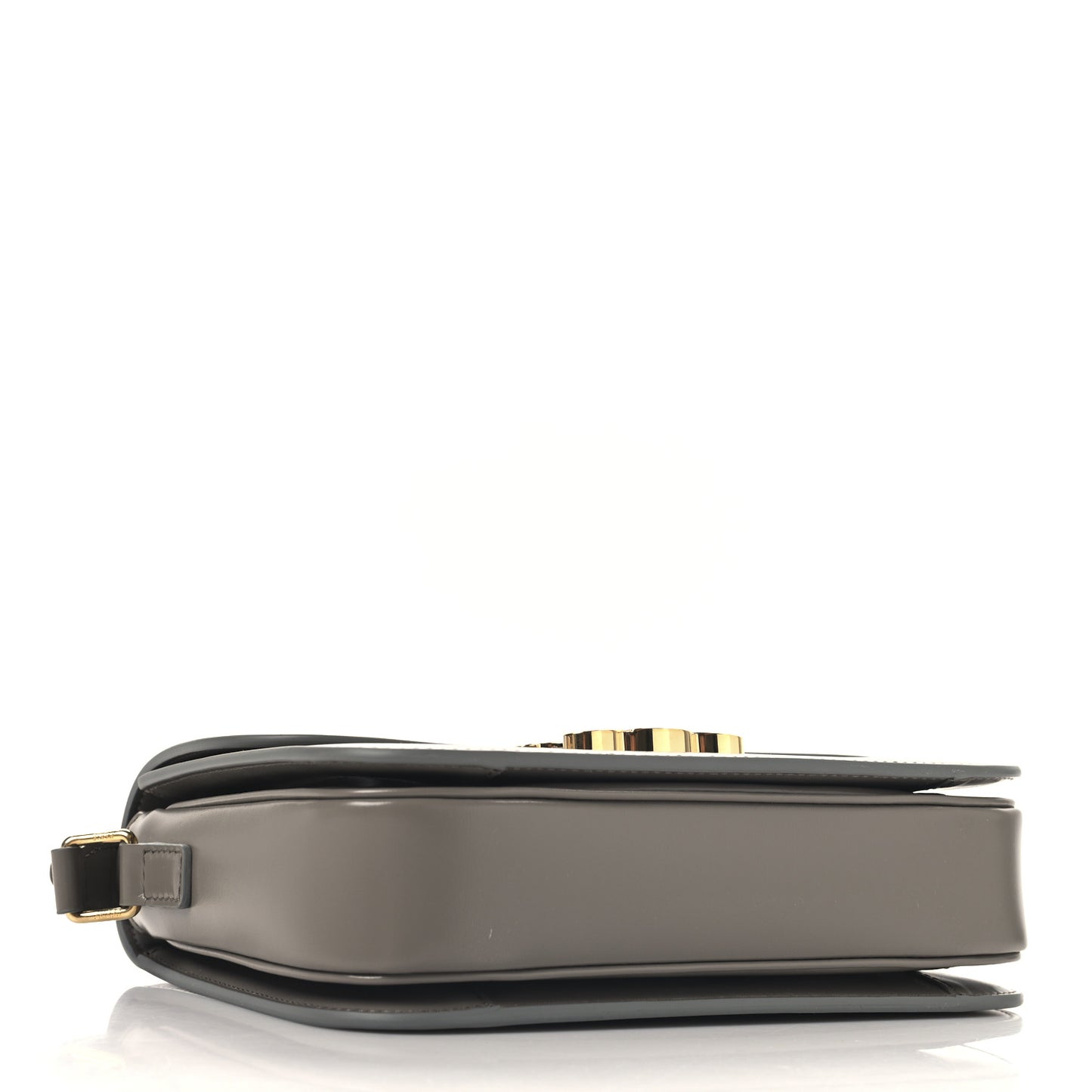 Shiny Calfskin Medium Triomphe Pebble