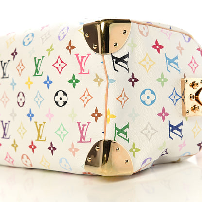 Louis Vuitton Monogram Multicolor Speedy 30 White 7 of 8