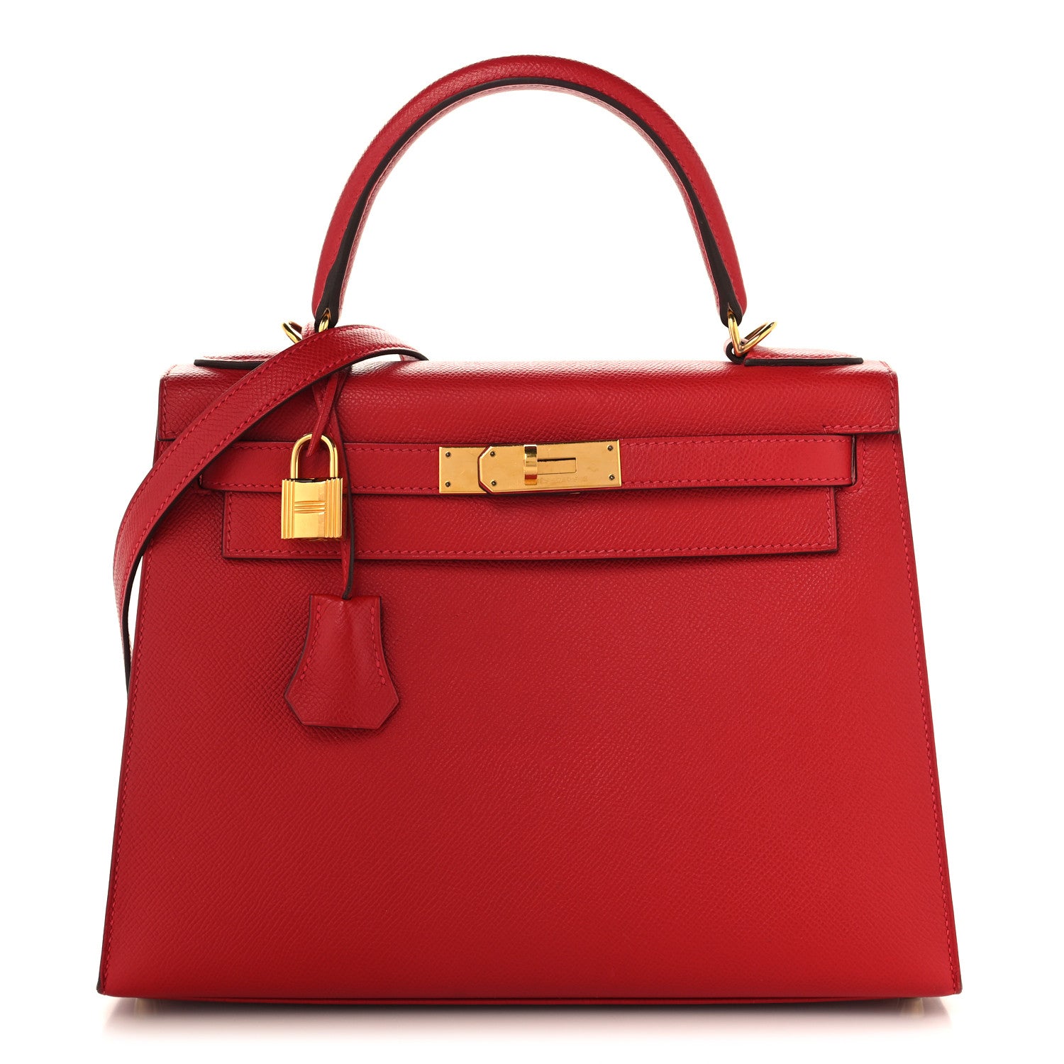 Hermes Epsom Kelly Sellier 28 Rouge Casaque 1 of 11