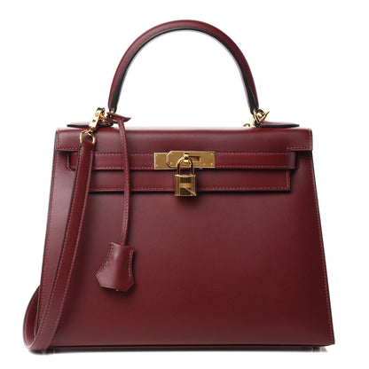 Hermes Sombrero Kelly Sellier 28 Rouge H 1 of 11