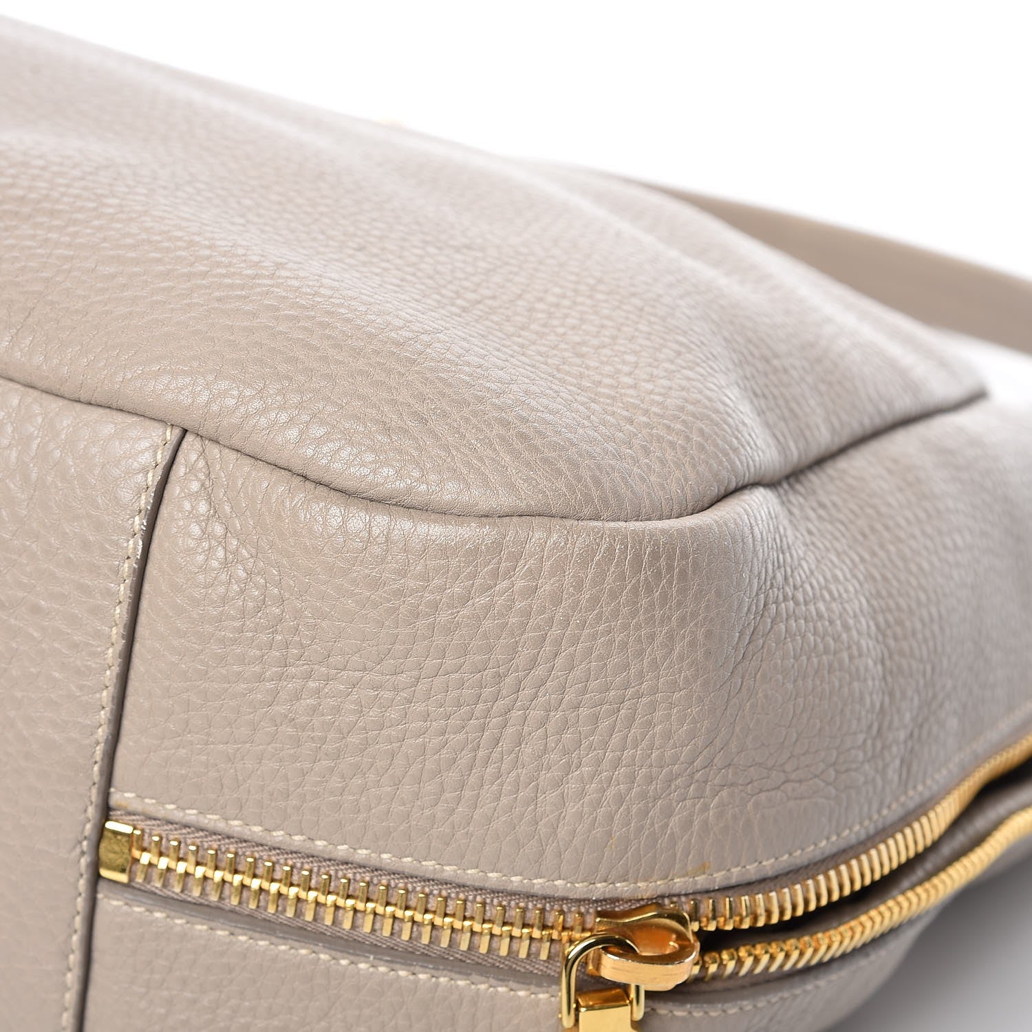 Prada Vitello Daino Side Pocket Hobo Pomice 9 of 22