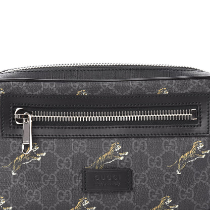 Gucci Soft GG Supreme Monogram Tigers Belt Bag Black Multicolor 11 of 11