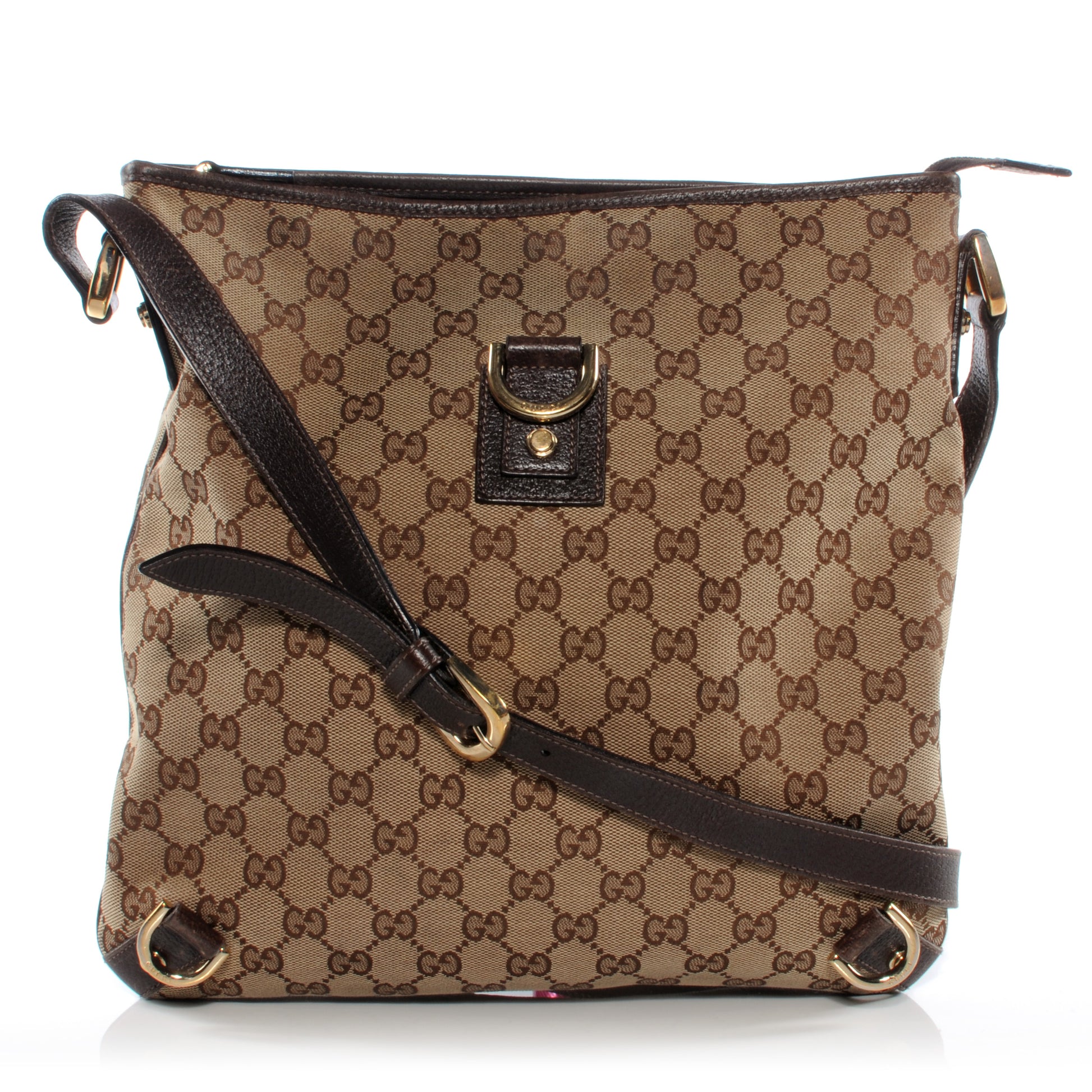 Gucci Monogram Abbey Messenger Bag Dark Brown 1 of 10