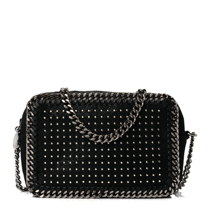 Stella McCartney Shaggy Deer All Over Studs Falabella Crossbody Camera Bag Black 1 of 11