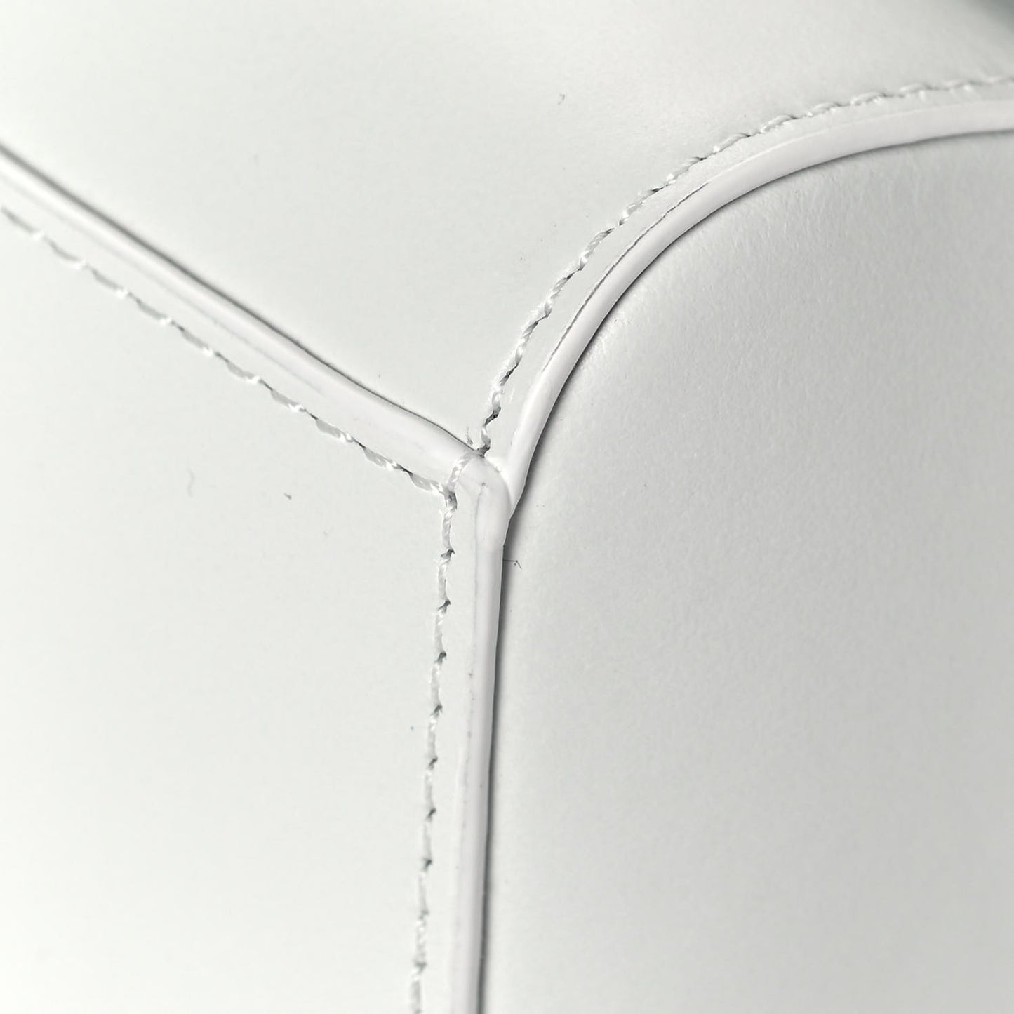 Calfskin Top Handle Bag White