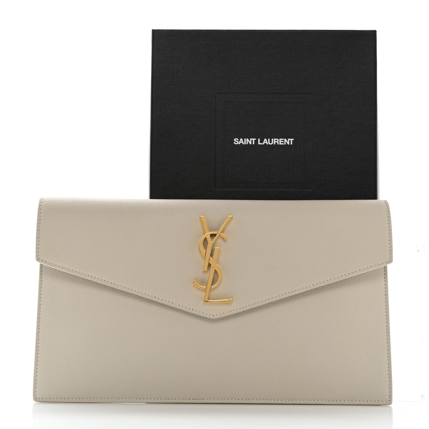 Saint Laurent Grain De Poudre Uptown Pouch Crema Soft 8 of 8