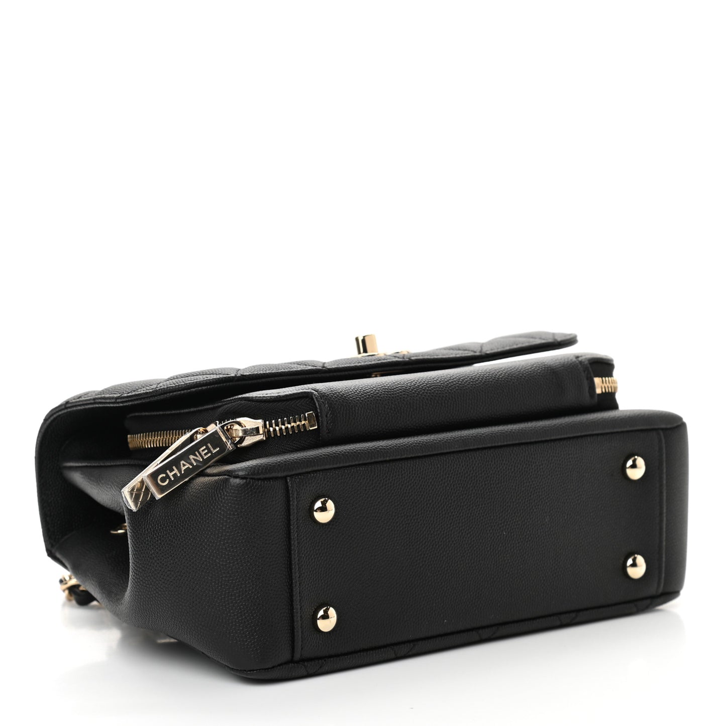 Caviar Quilted Medium Business Affinity Flap Black
