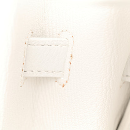 Hermes Taurillon Clemence Birkin 35 White 11 of 18