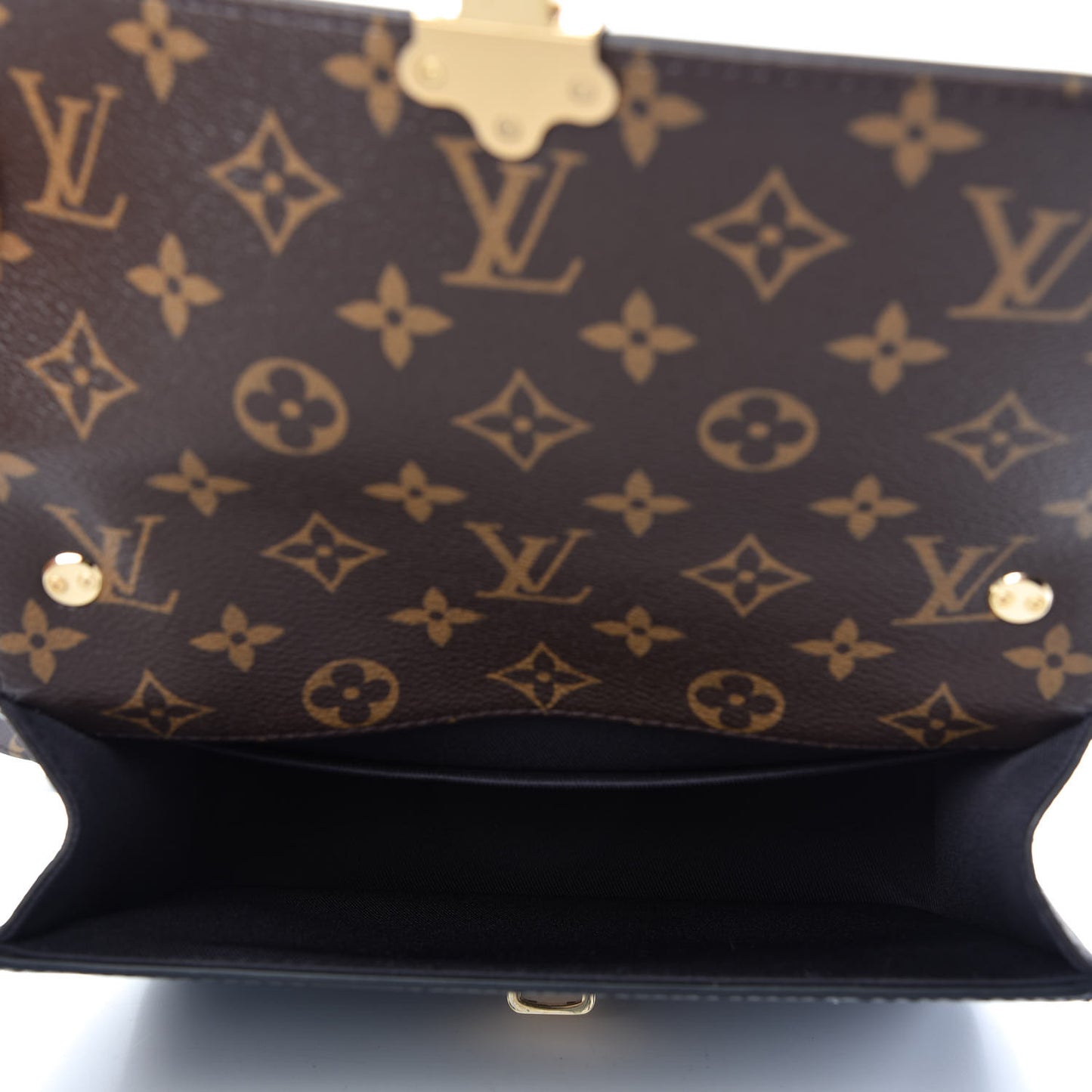 Patent Calfskin Monogram Cherrywood BB Black