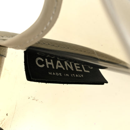 Chanel Lambskin Vinyl Large Naked Flap  Silver 6 of 10