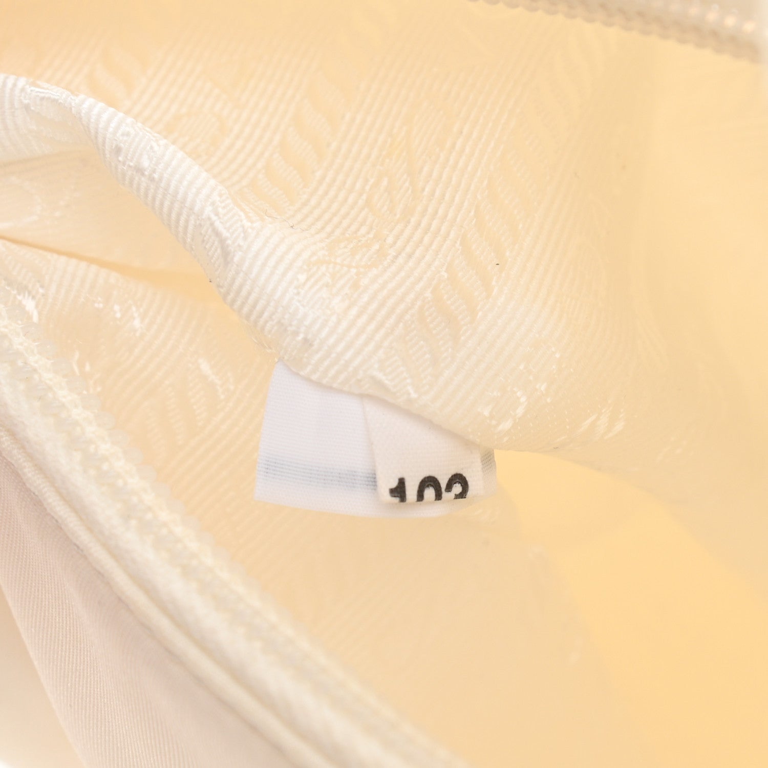 Prada Tessuto Nylon Mini Re-Edition 2000 Bag White 7 of 10
