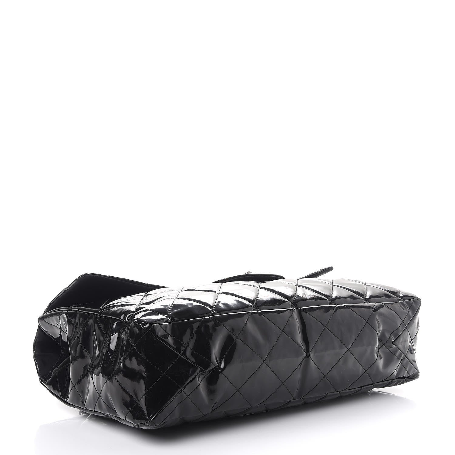 Chanel Vinyl Quilted XXL Reissue Flap Black 5 of 10