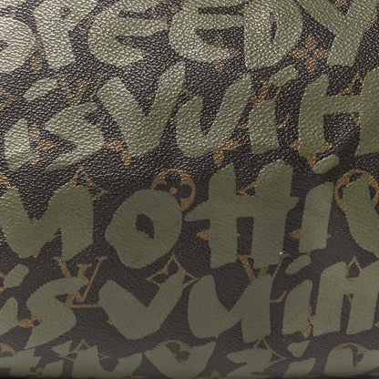 Louis Vuitton Monogram Graffiti Speedy 30 Kaki 8 of 14