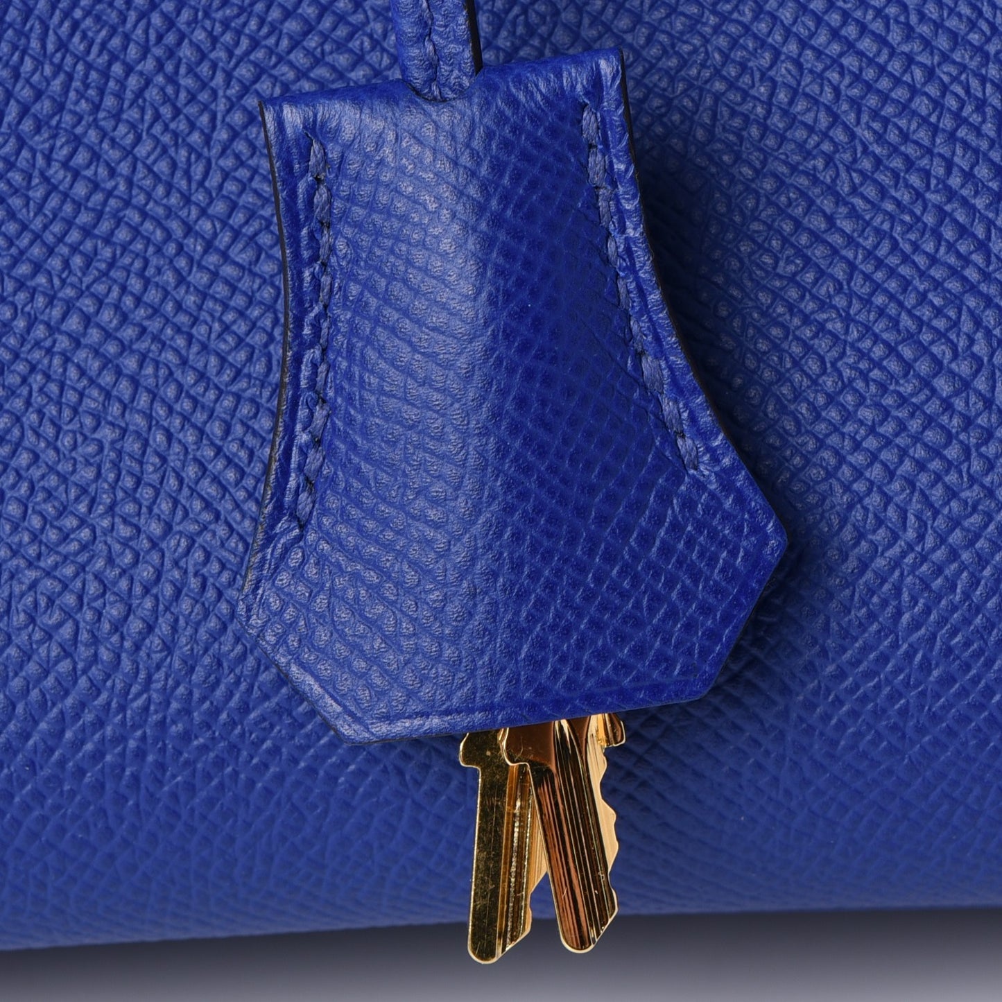 Epsom Birkin 35 Bleu Electrique