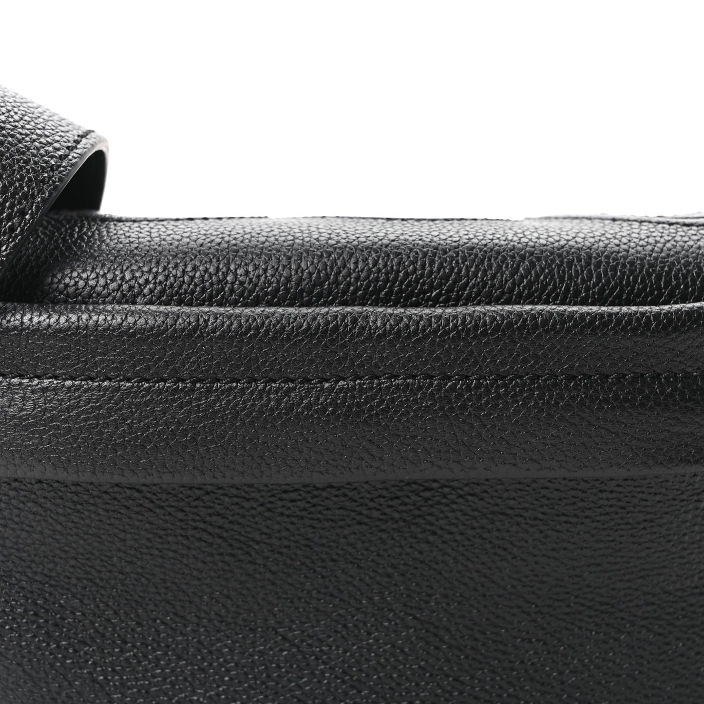 Grained Calfskin Embossed GG Monogram Belt Bag 100 40 Black