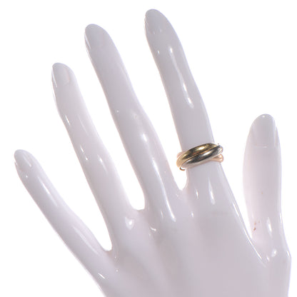 Cartier 18k Pink Yellow White Gold Trinity Ring 50 5.25 2 of 5