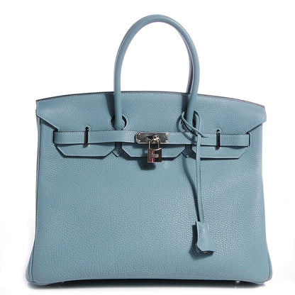 Hermes Togo Birkin 35 Ciel 1 of 10
