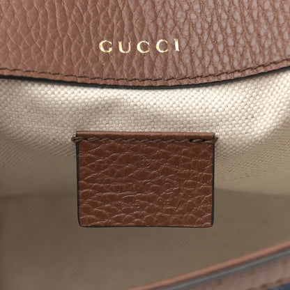 Gucci New Denim GG Monogram Dollar Calfskin Web Mini Horsebit 1955 Shoulder Bag Blue Tea Cuir Epilog 6 of 12