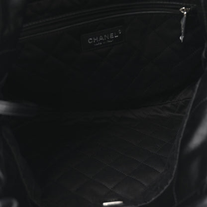 Chanel Shiny Calfskin Quilted Small Chanel 22 So Black 10 of 21
