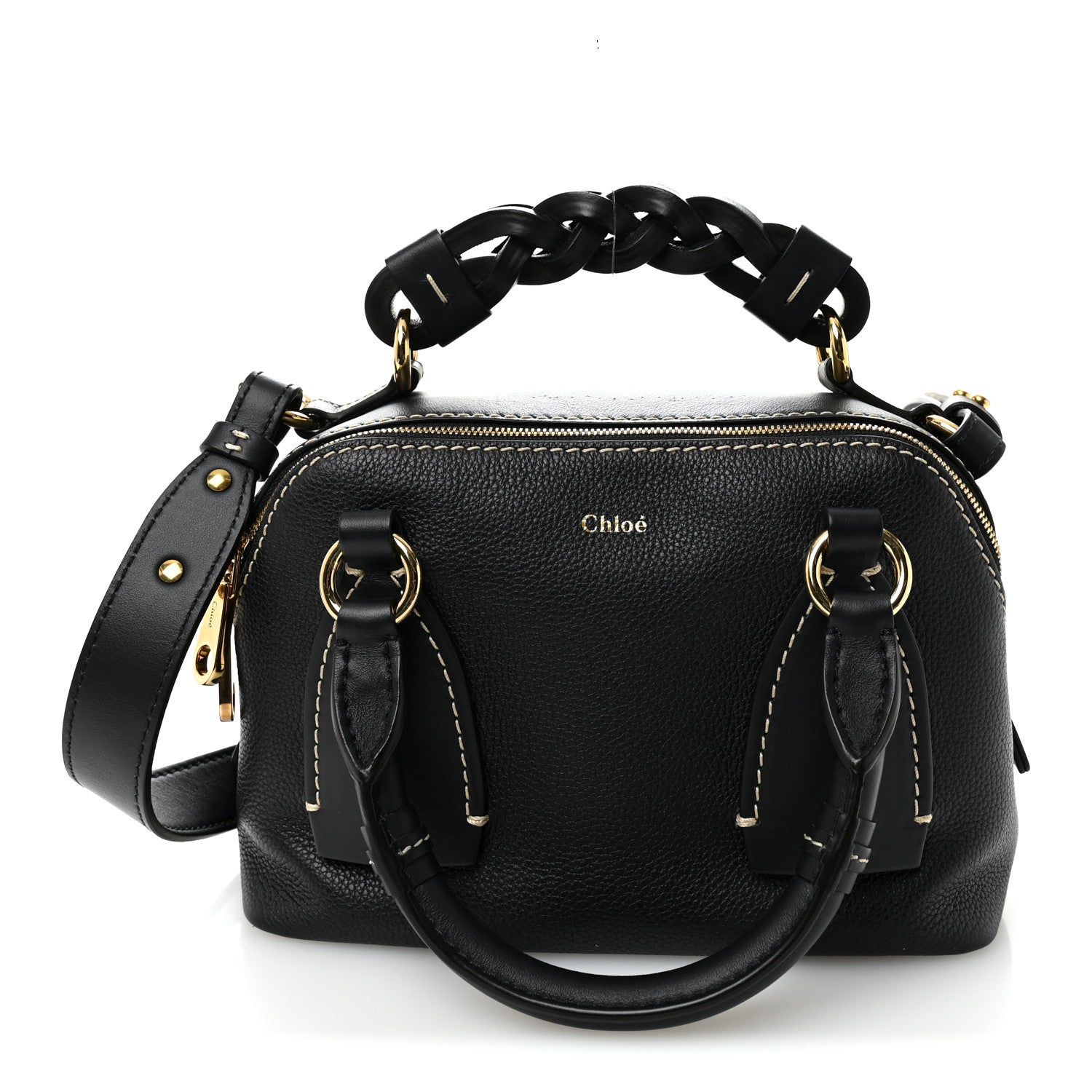 Chloe Calfskin Small Daria Full Blue 1 of 10
